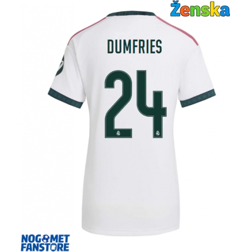 Real Madrid Denzel Dumfries #24 Domaci Dres za Ženska 2026-27 Kratak Rukav